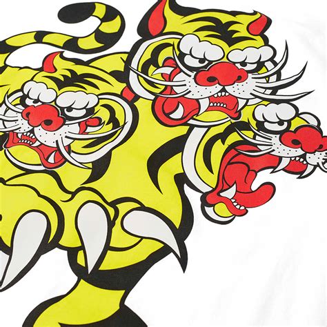 Kenzo X Kansai Yamamoto Tiger Cartoon Printed Oversize Tee White End