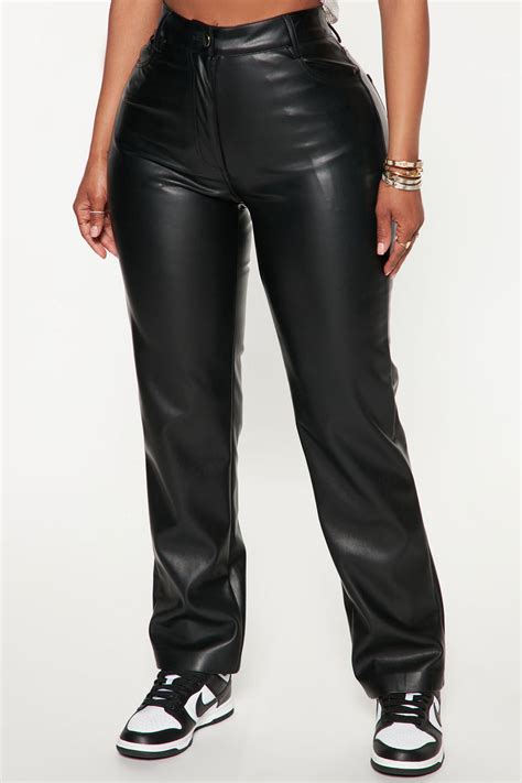 the realest faux leather pants black fashion nova pants fashion nova