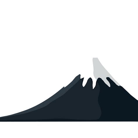 Fuji Mountain Illustration Of Mountain 14037398 Png
