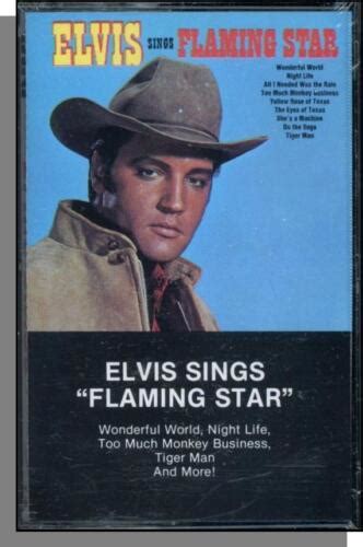 Elvis Presley Sings Flaming Star New 1985 Cassette Tape Ebay