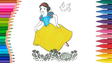 Blancanieves De Pintar Dibujos Para Niños Dibujar Princesa En