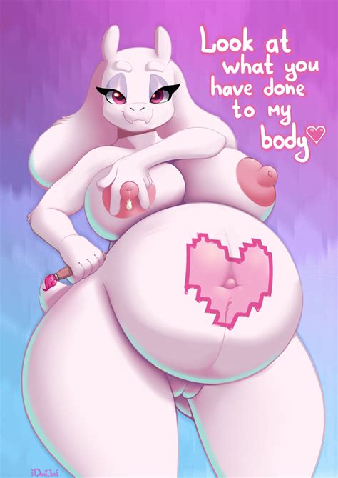 Rule 34 Anthro Belly Big Belly Big Breasts Bodypaint Boss Monster