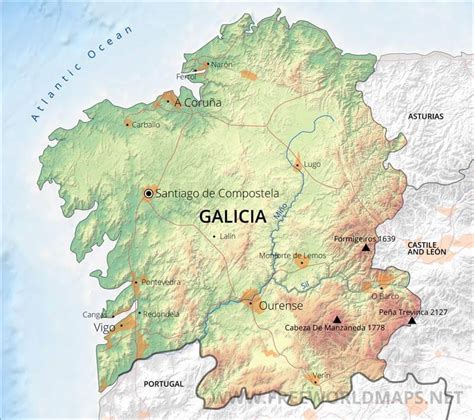Galicia Maps