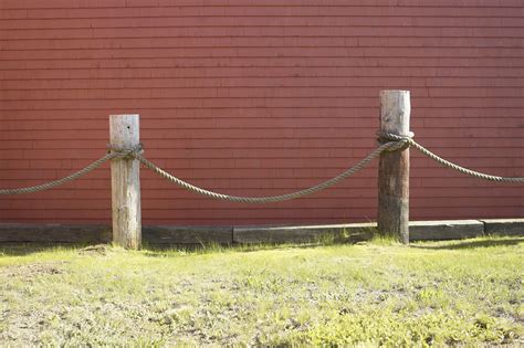 Rope deck railing pictures | rope deck railing. How to Build a Nautical Rope Fence | eHow | Rope fence ...