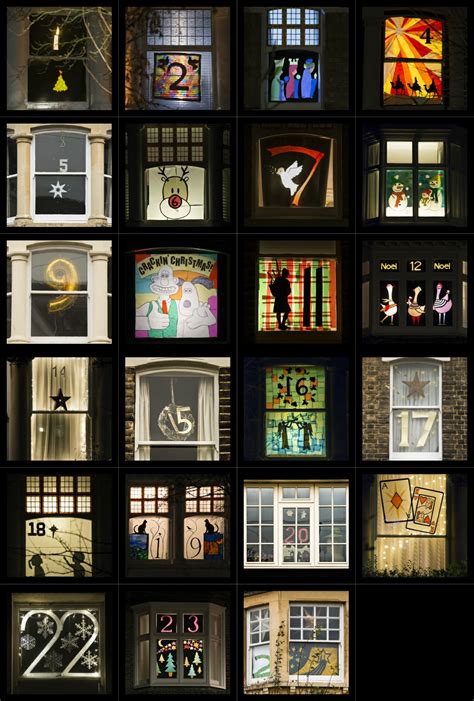 A Street In Cambridge England Did Advent Windows This Year Like An