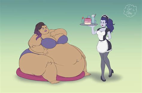 Rule 34 2girls Bbw Belly Big Belly Big Breasts Bra Breasts Dark Skinned Female Dark Skin Fat