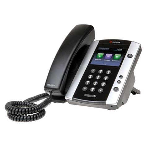 Business Media Phone Polycom Vvx Voip 300 500 311 Poe Line Black Ccx