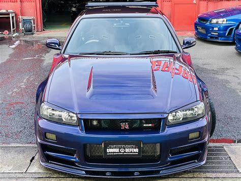 nissan skyline bnr34 gt r v spec for sale 3651 garage defend