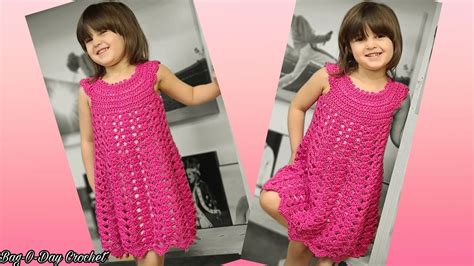 Easy Crochet Dress Crochet Toddler Dress Crochet Summer Dress