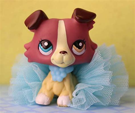 Powertoy Lps Figure Lps Collie 1262 Two Different Eyes Collie 2 Inch