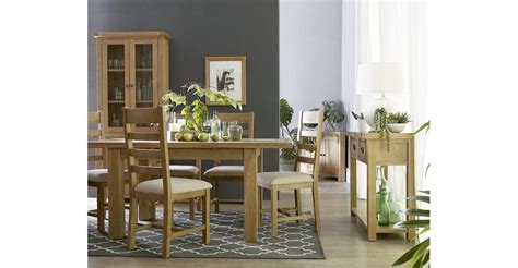 Redefine your dining experience with elegant wall mounted dining table at alibaba.com. Cornwall 1.7 m Oak Extending Dining Table Set - The Place ...