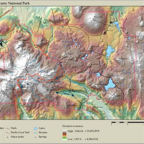 Base Map For Lassen Volcanic National Park Download Scientific Diagram