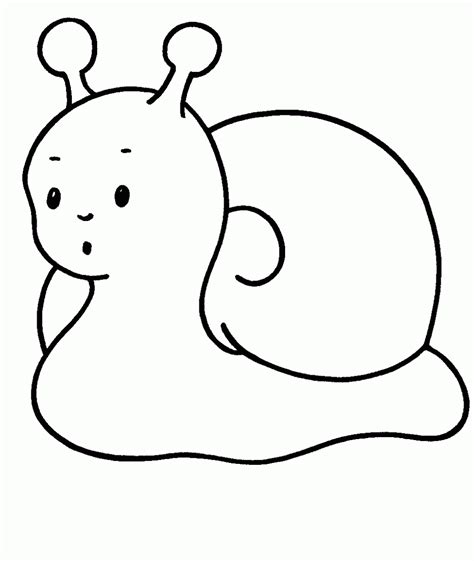 Dibujo De Caracol Para Colorear Dibujos Infantiles De Caracol