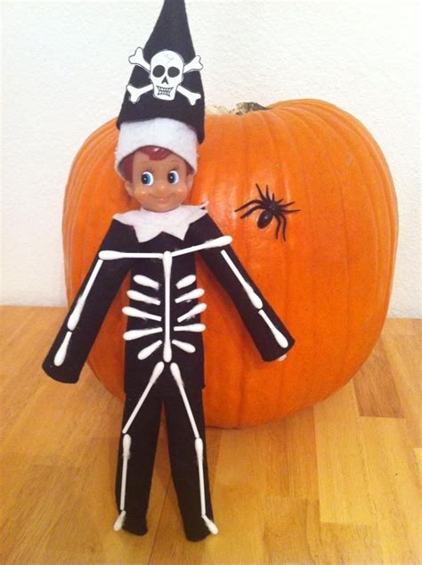 Its Skeleton Time Halloween Fun Elf Fun Elf Antics Elf