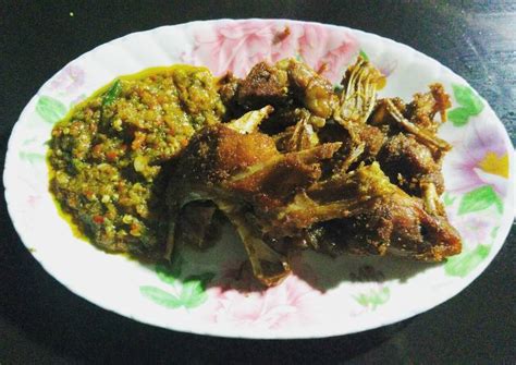 • resep sambal lalapan ayam goreng khas lamongan. Resep Bebek goreng sambal cabe ijo oleh Fitri Heri Murti - Cookpad