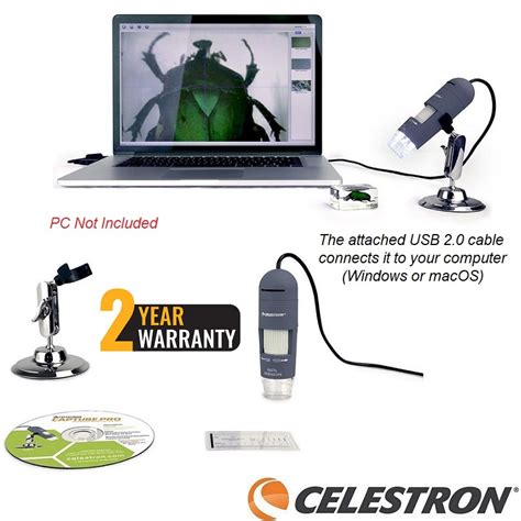 Celestron 44302c Handheld Deluxe Digital Microscope