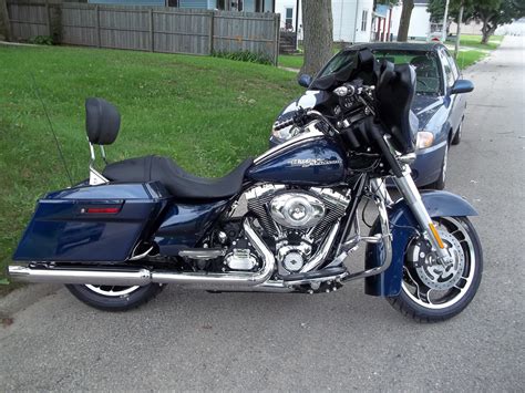 2014 harley davidson street glide flhx big blue pearl enforcer chrome wheels. 2012 Harley-Davidson® FLHX Street Glide® (Big blue pearl ...