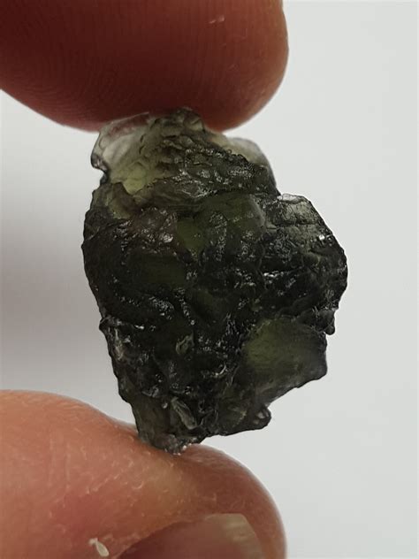 25 Grams Or 125 Carat Moldavite Tektite Piece Or Fragment Great Form