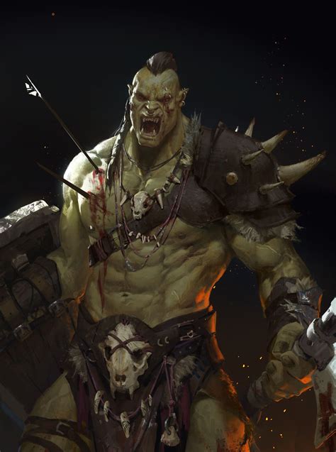 Orcs Will Never Be Slaves Weijia Yu On Artstation At