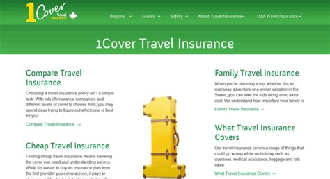 The best group travel insurance plans for teams of people traveling together and groups needing emergency medical insurance for overseas travel, including discounted rates, and sometimes you plan a number of trips in a year and one fills up while another has only one or two people sign up. Access 1cover.ca. Travel Insurance Quotes - 1Cover Canada