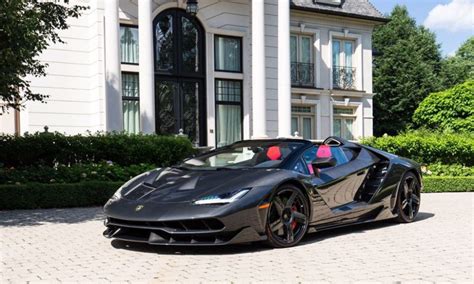 Black Lamborghini Centenario Roadster Delivered To Its Canadian Owner