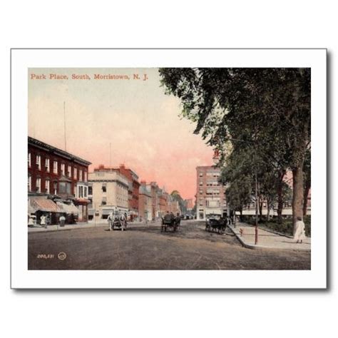 Park Place Morristown New Jersey 1910 Vintage Postcard