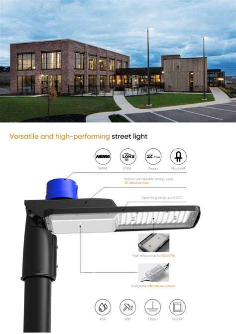 St54 Angus Eco Smooth Led Street Light With 160lmw Agc Lighting