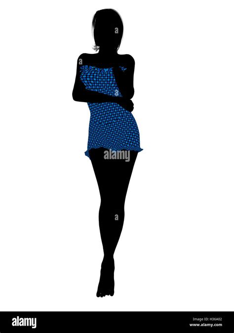 Female Swimsuit Silhouette Stock Photo Alamy