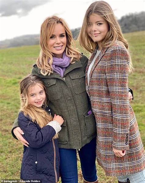 Gorgeous Amanda Holden Looked Every Inch The Doting Mum As She Shared A Rare Snap With Her