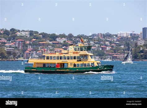 Sydney Ferry The Mv Supply A First Fleet Class Ferry On Sydney Harbour