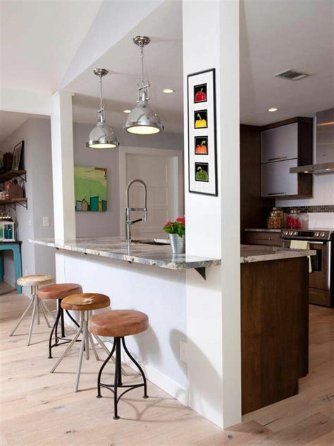 meja bar minimalis buat tampilan dapur kecil makin cantik desain