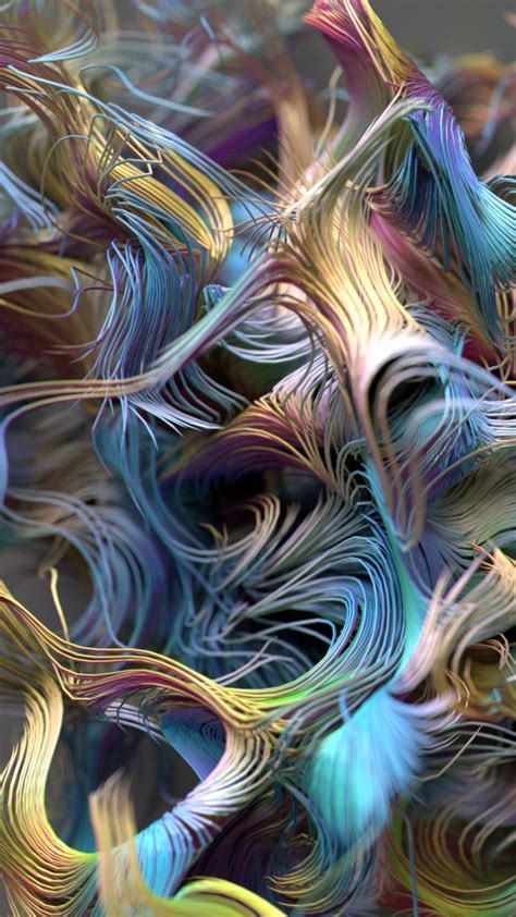 Wallpaper Abstract Iphone Wallpaper 4k 5k Lines 3d Os 12741