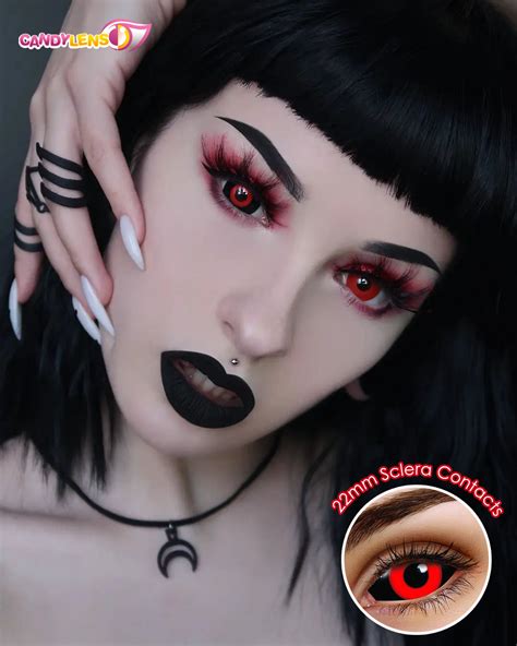 22mm Full Sclera Tokyo Ghoul Contacts Candylens