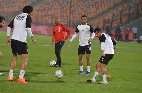 أحمد حجازي يشارك في تدريبات المنتخب المصري - بوابة الأهرام