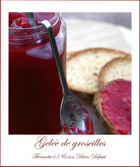 Gelée de groseilles