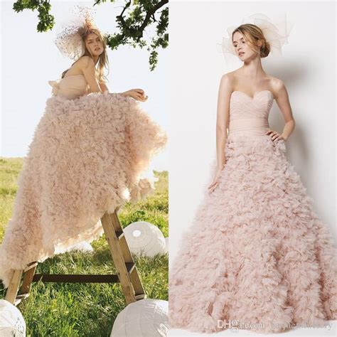 Monique Lhuillier Blush Pink Wedding Dress Dresses Images 2022