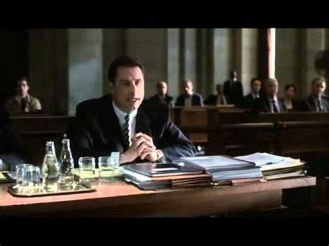 Heartless auto industry in class action and alcoholic paul newman taking on the medical establishment in the verdict, with the bonus that there's a real person behind travolta's sleek smirk. A Civil Action Objections - YouTube