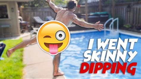 I Went Skinny Dipping In Daddies Pool Vlog Youtube