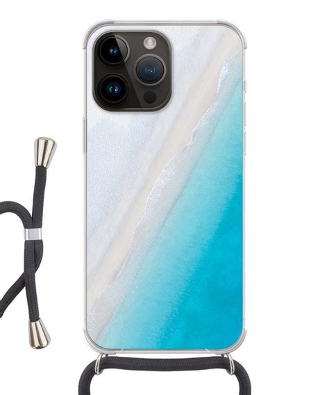 Muchowow Handyhülle Strand Meer Blau Handyhülle Telefonhülle Apple Iphone 14 Pro