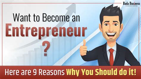 9 Reasons Why You Should Become An Entrepreneur