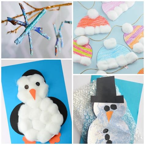 Simple Winter Crafts for Toddlers - Easy Peasy and Fun