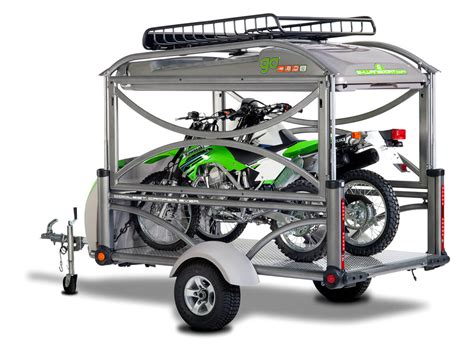 In the past, if you owned a motorcycle camper, you still couldn't accommodate the rest of your family or a couple of. Motorcycle Pop Up Camper Trailers | Sylvan Sport
