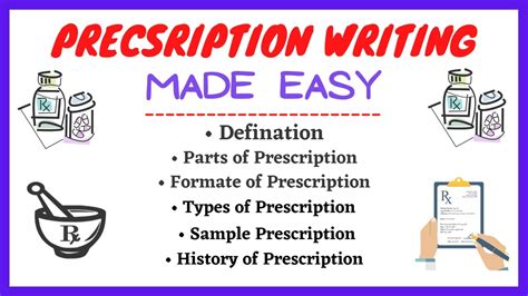 prescription writing how to write a prescription parts of prescription prescription format