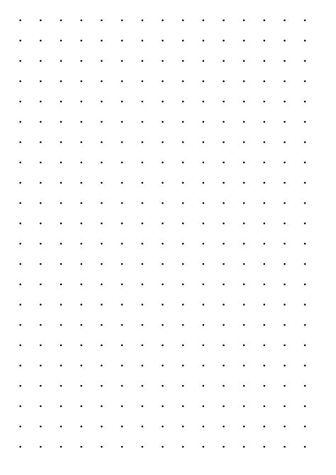 Dot Paper With Two Dots Per Inch On A4 Sized Paper Free Download