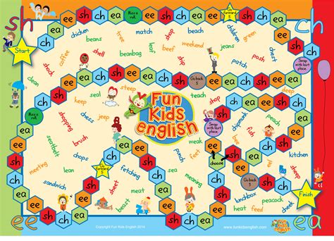 Free Phonics Board Games Childrens Songs Childrens Phonics Readers