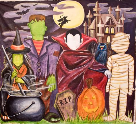 Art By Barbara Kucera Halloween Mural