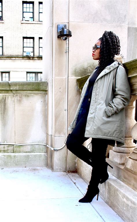 How To Wear An Oversized Military Parka The Glamorous Gleam
