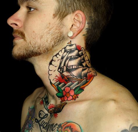 Both men and women decorate their necks with fancy jewelry and trinkets, including necklaces, so their necks look elegant and gorgeous. 27 Beautiful Neck Tattoo Ideas - The WoW Style