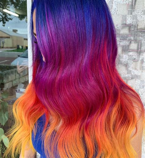 Types of blue hair dye. Vivids color melt - hair color inspiration - blue, purple ...