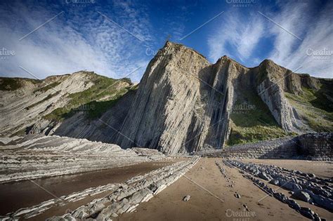 The town has two beaches, which are of interest to geologists because th. Flysch Zumaia Basque Country Spain | Basque country, Spain ...
